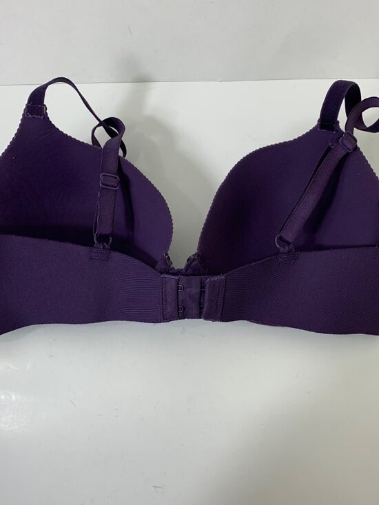 Maidenform Comfort Devotion Extra Coverage Plunge Bra Plum Size 38C Whimsigoth - Picture 4 of 6